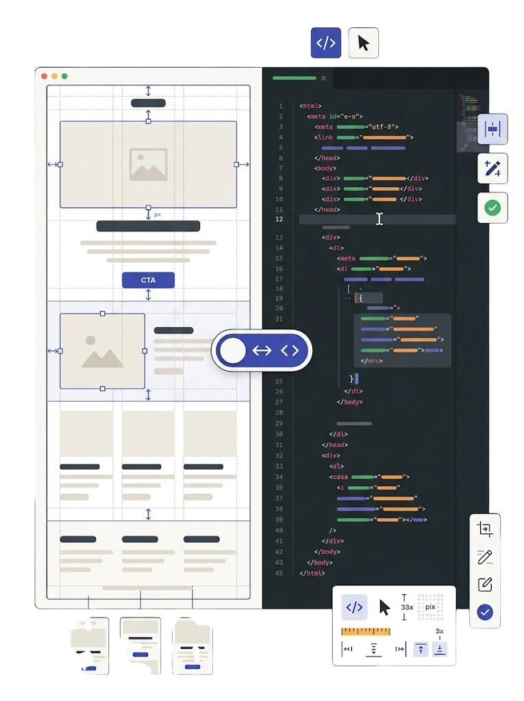 HTML / Code Editor — GetBiz Campaign