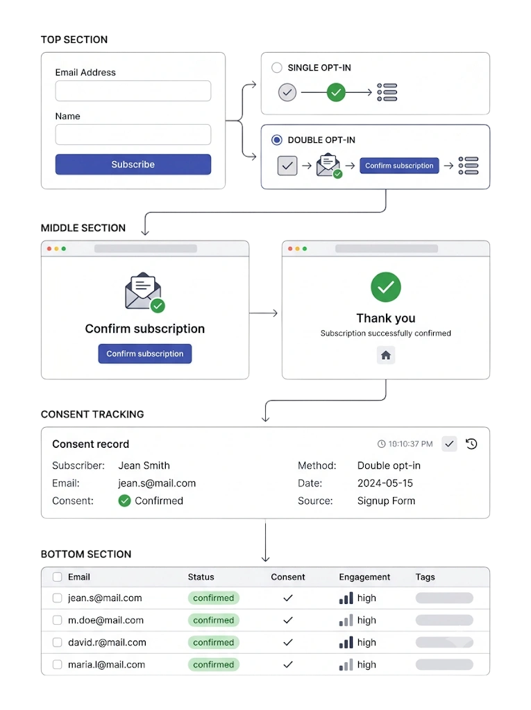 Opt-In (Single & Double) — GetBiz Campaign