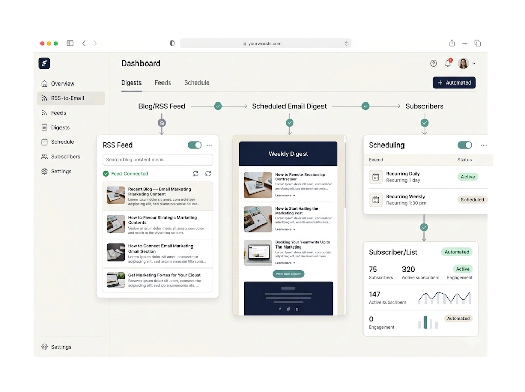 Keep subscribers engaged, automatically.