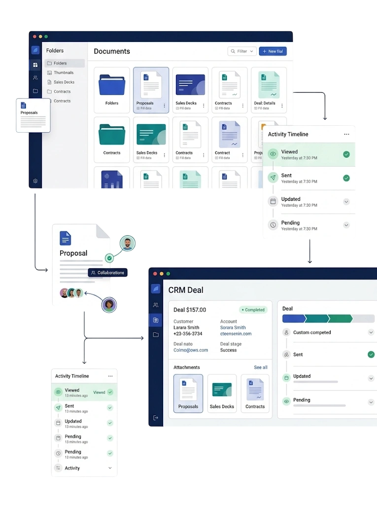 Documents Library — GetBiz CRM