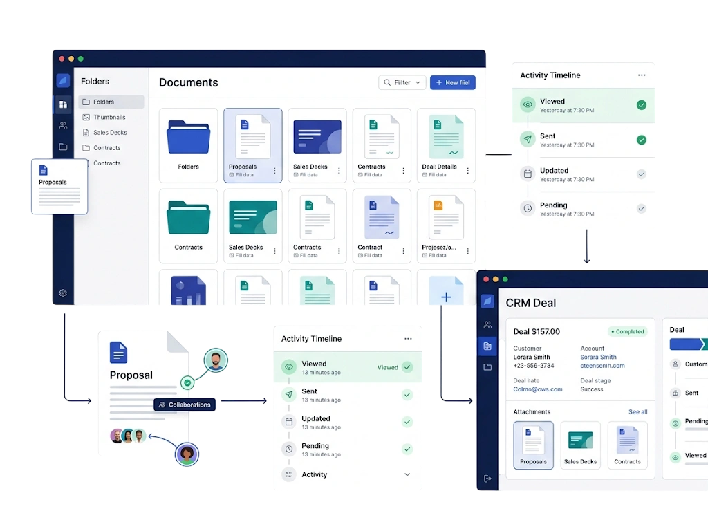 GetBiz CRM documents library