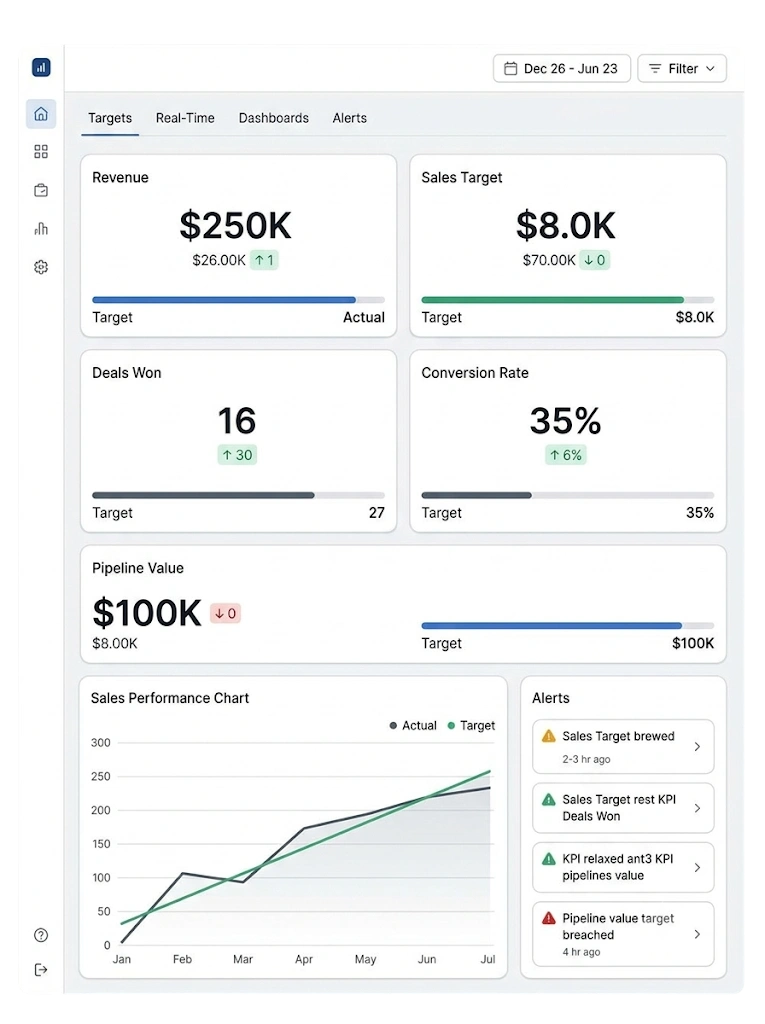 KPIs — GetBiz CRM