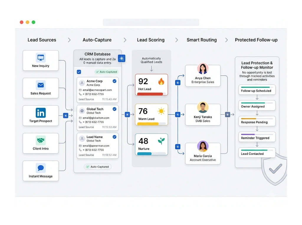 CRM lead management
