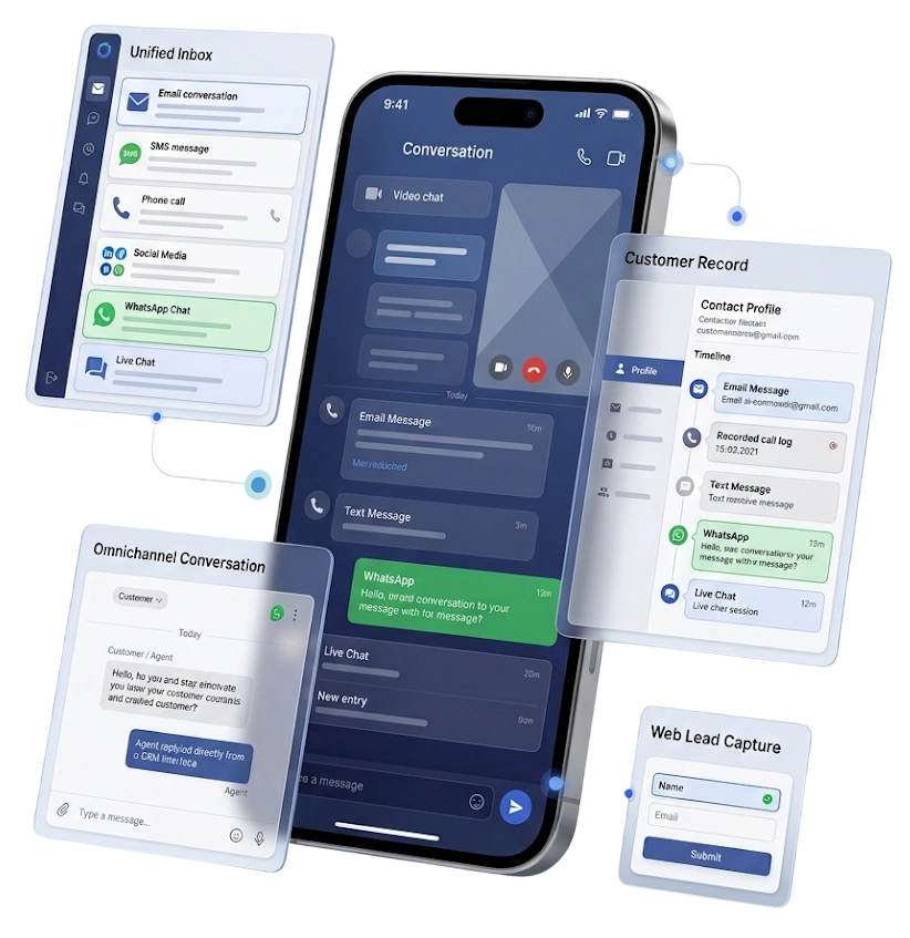 GetBiz CRM omnichannel inbox