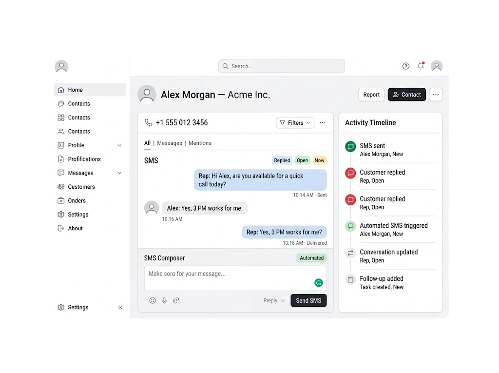 CRM SMS