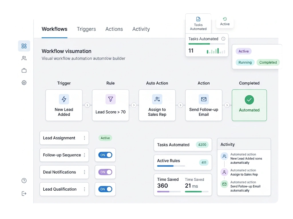CRM workflow management