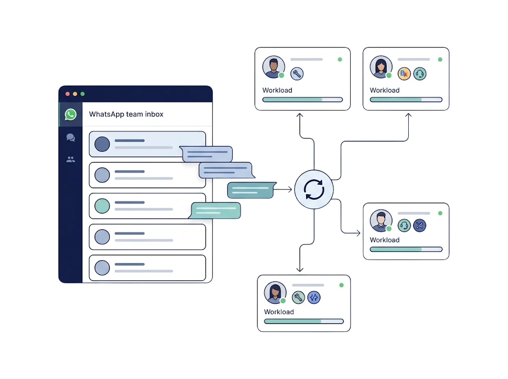 GetBiz WhatsApp chat assignment & agents