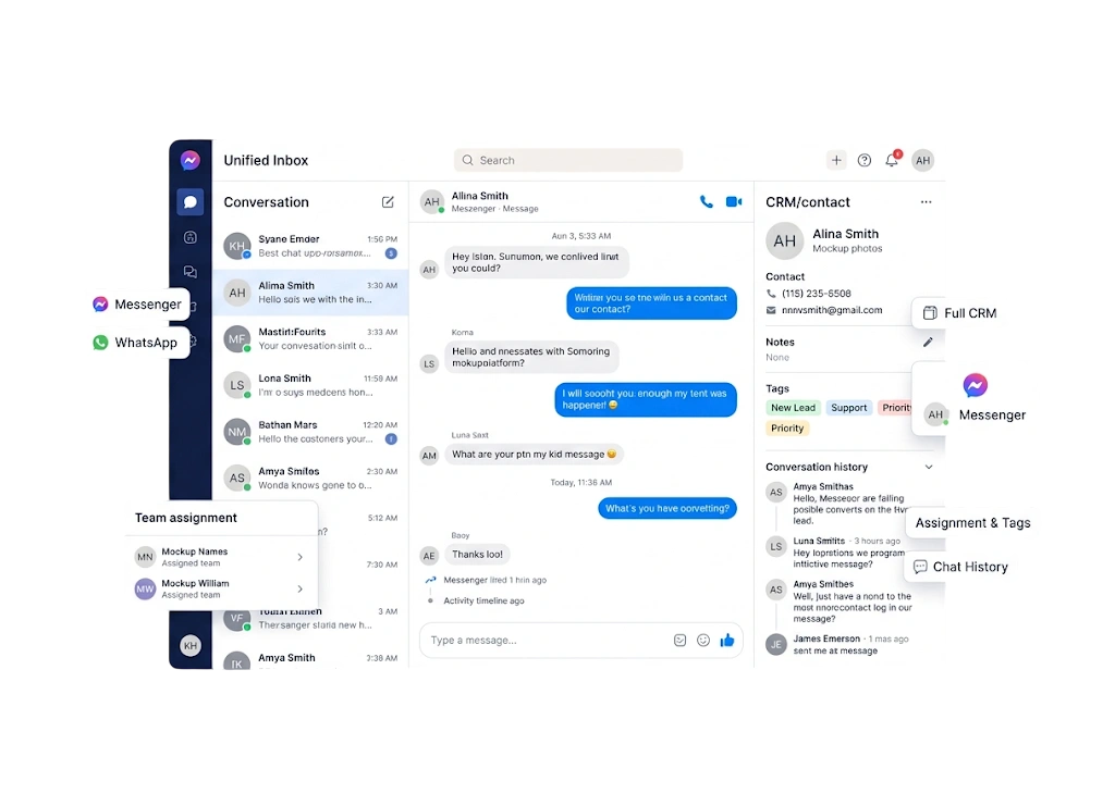 Manage Messenger in one inbox.