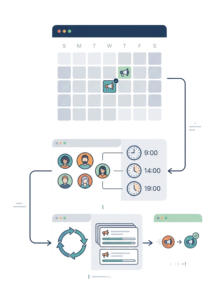 Scheduled Broadcasts — GetBiz WhatsApp