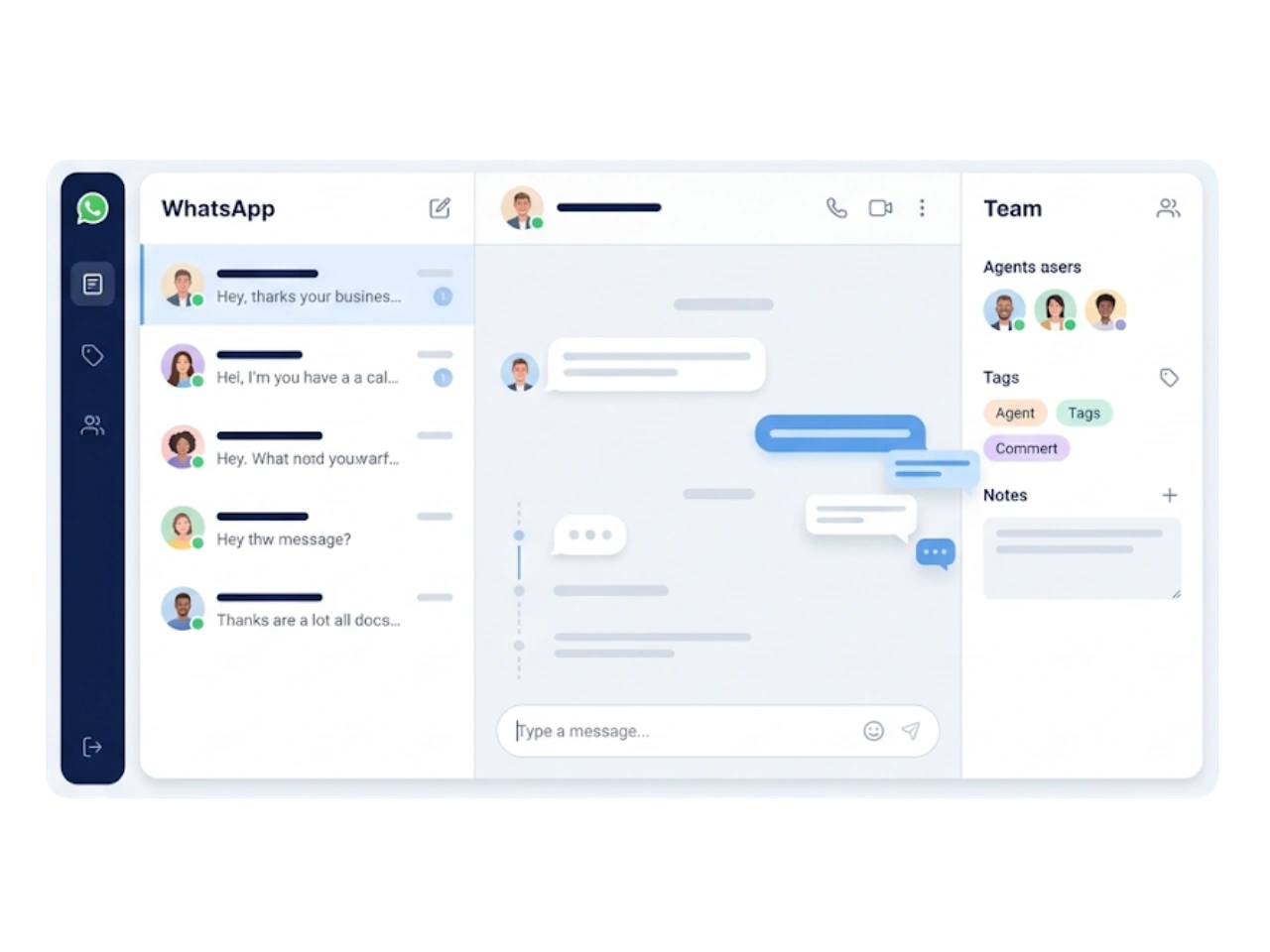 GetBiz WhatsApp shared team inbox