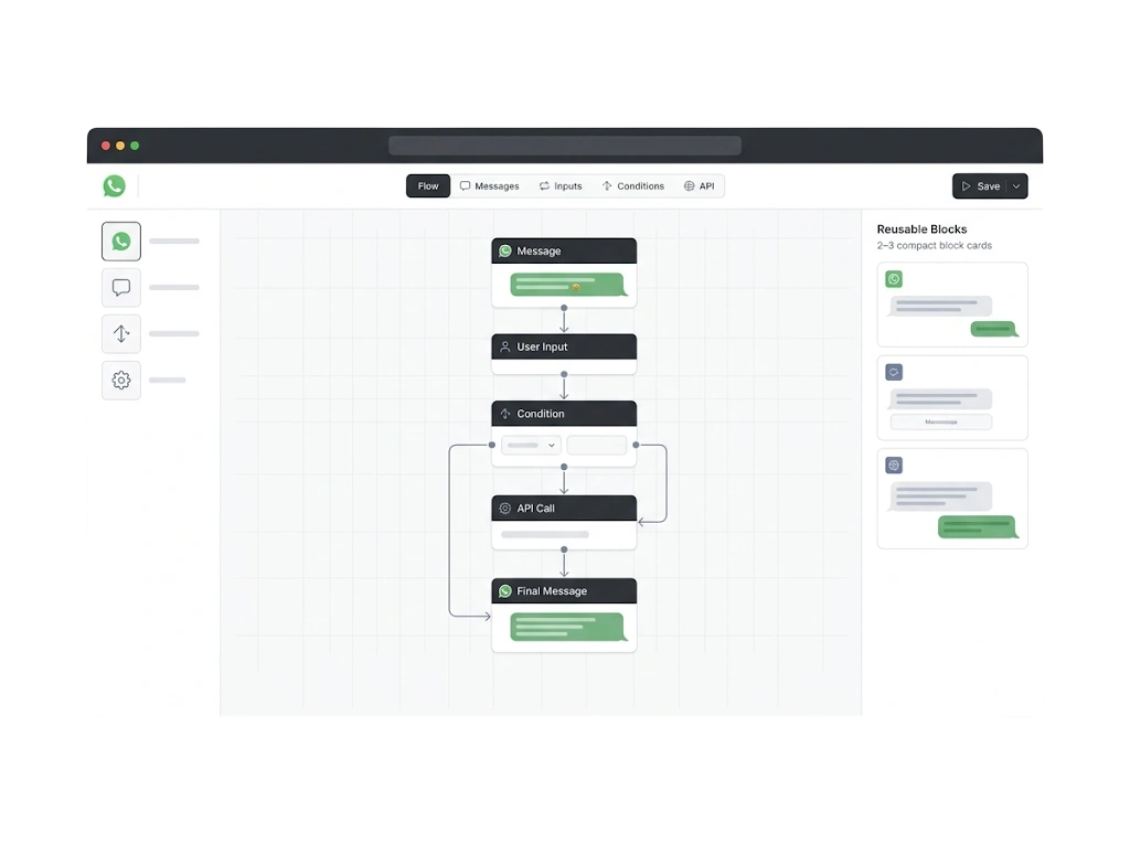 Visual Flow Builder